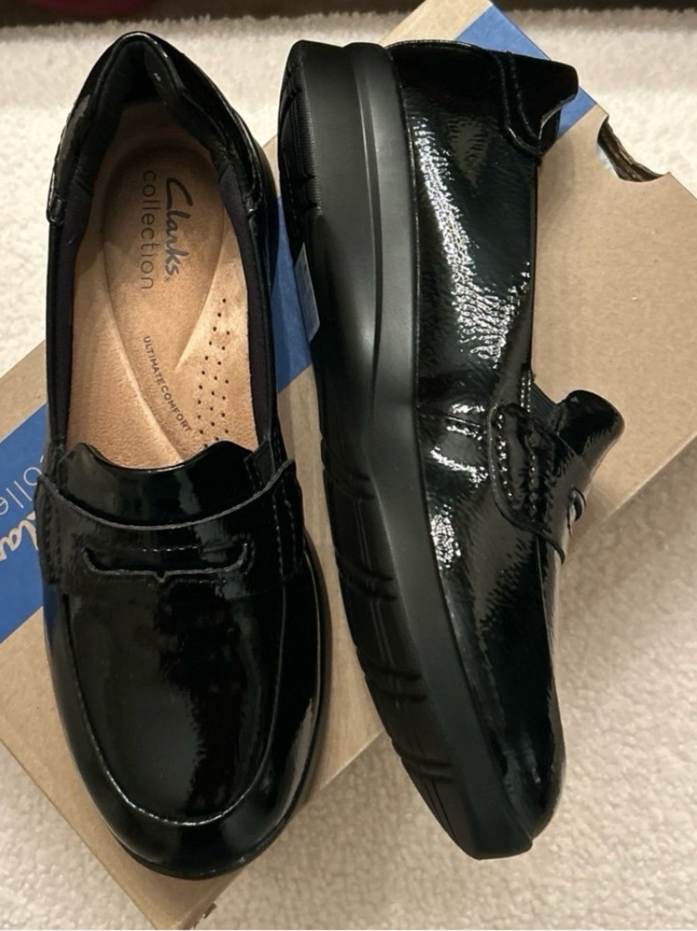 Clarks loafers, new size 7 1/2